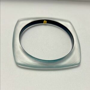EUC Alexis Bittar Square Frosted Bangle Bracelet